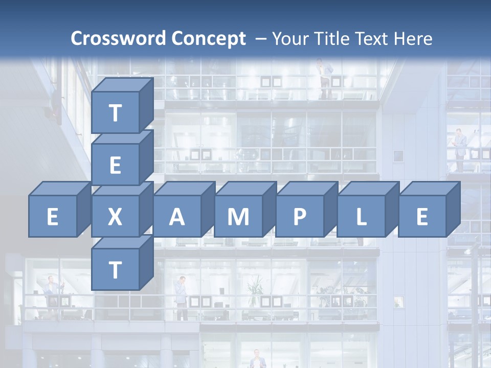 A Large Building With Many Windows And Balconies PowerPoint Template