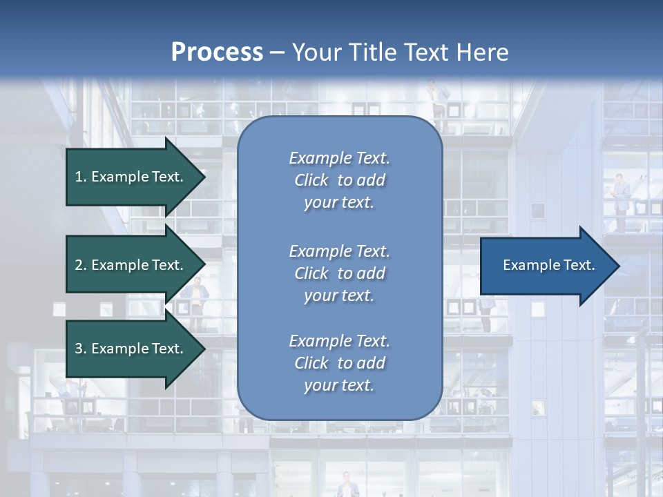 A Large Building With Many Windows And Balconies PowerPoint Template