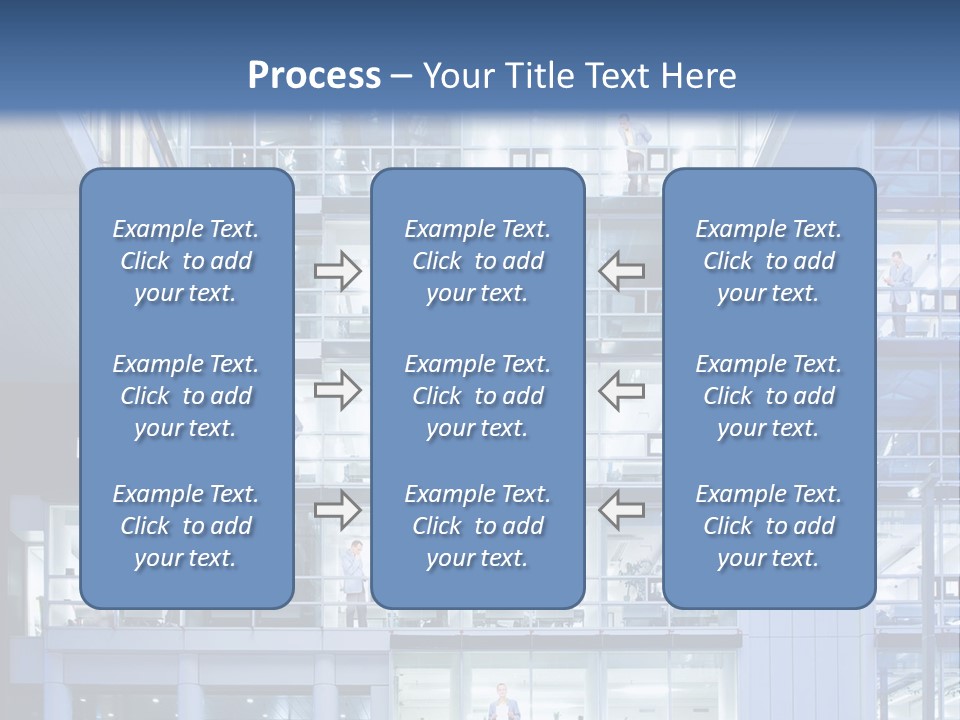 A Large Building With Many Windows And Balconies PowerPoint Template