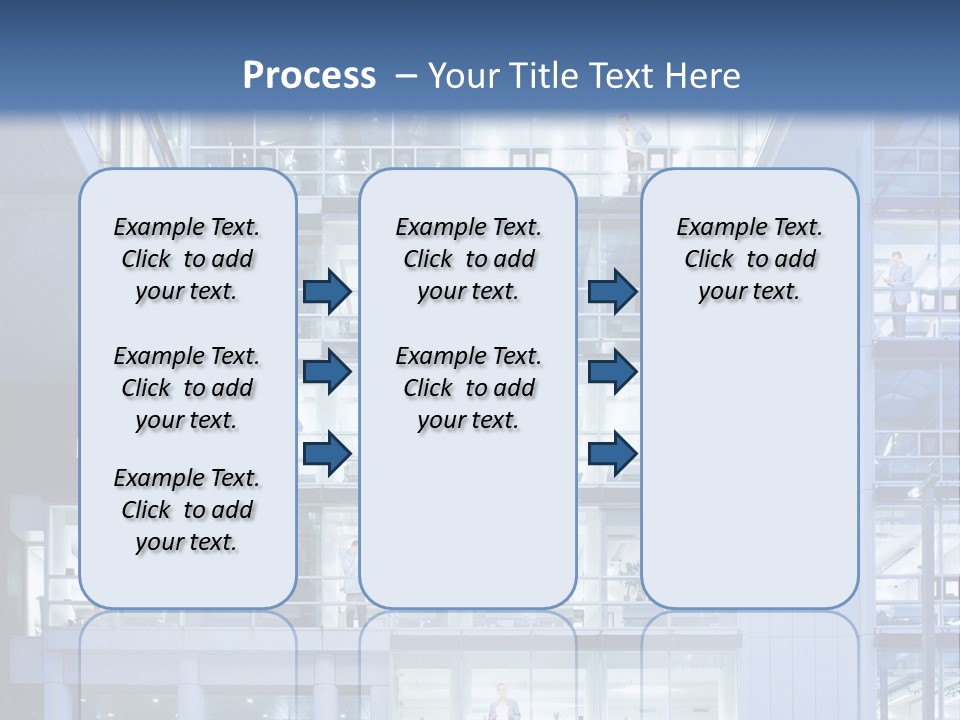 A Large Building With Many Windows And Balconies PowerPoint Template
