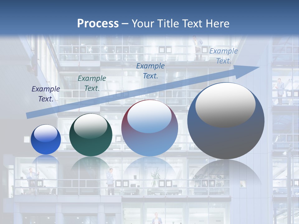A Large Building With Many Windows And Balconies PowerPoint Template
