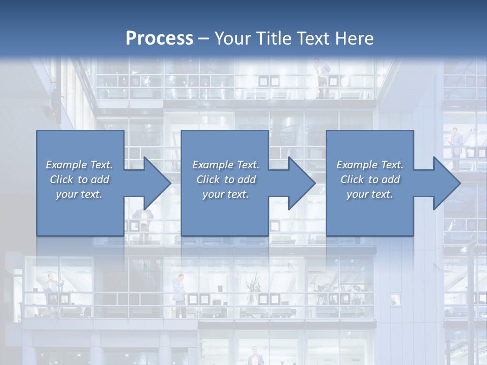 A Large Building With Many Windows And Balconies PowerPoint Template