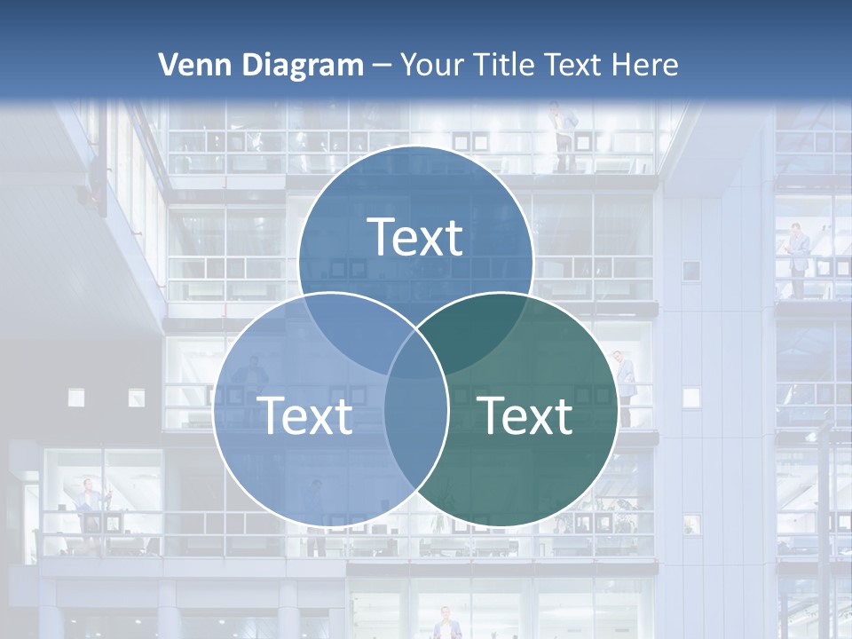 A Large Building With Many Windows And Balconies PowerPoint Template