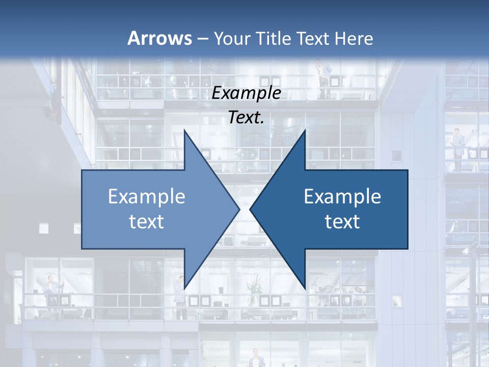 A Large Building With Many Windows And Balconies PowerPoint Template