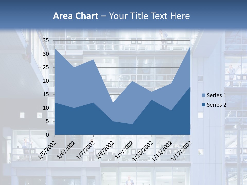 A Large Building With Many Windows And Balconies PowerPoint Template