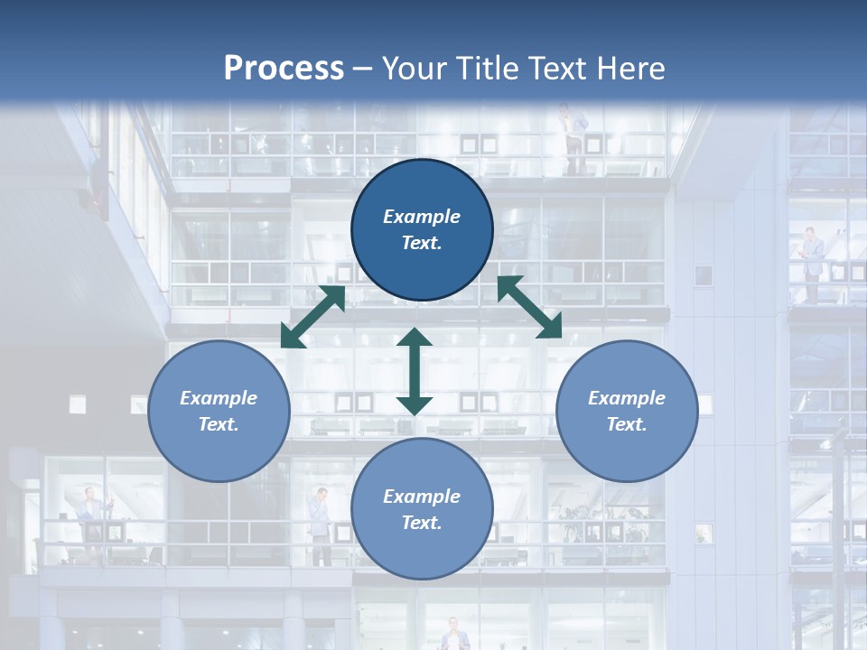 A Large Building With Many Windows And Balconies PowerPoint Template