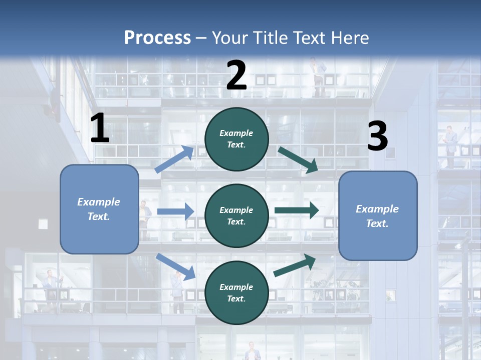A Large Building With Many Windows And Balconies PowerPoint Template