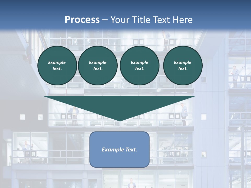 A Large Building With Many Windows And Balconies PowerPoint Template