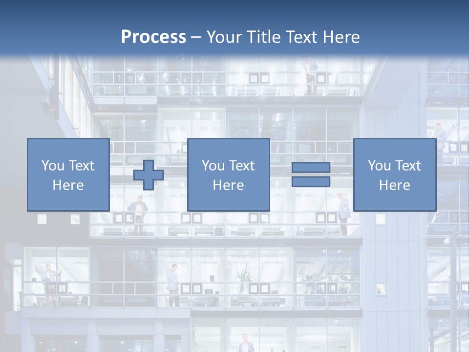 A Large Building With Many Windows And Balconies PowerPoint Template