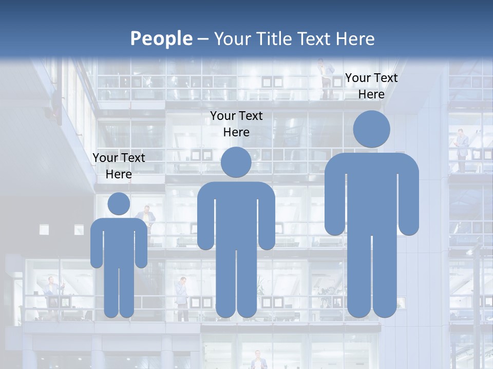 A Large Building With Many Windows And Balconies PowerPoint Template