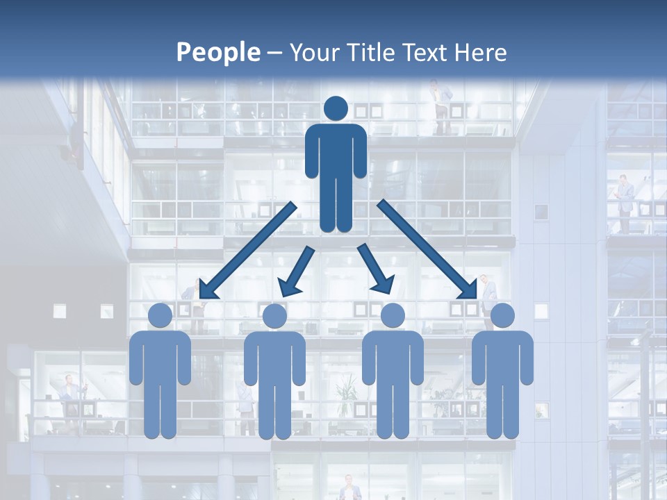 A Large Building With Many Windows And Balconies PowerPoint Template