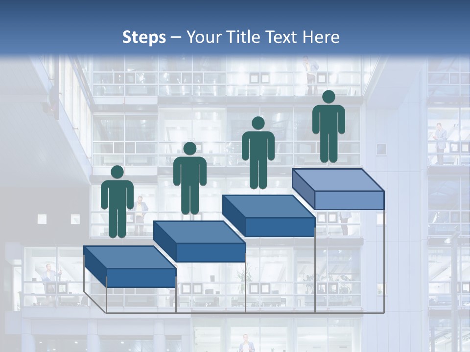 A Large Building With Many Windows And Balconies PowerPoint Template