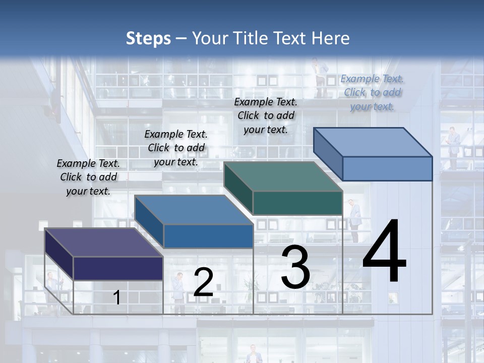 A Large Building With Many Windows And Balconies PowerPoint Template
