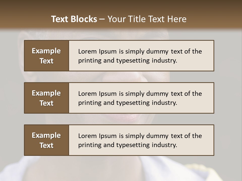 Sweatshirt Alone Mature PowerPoint Template