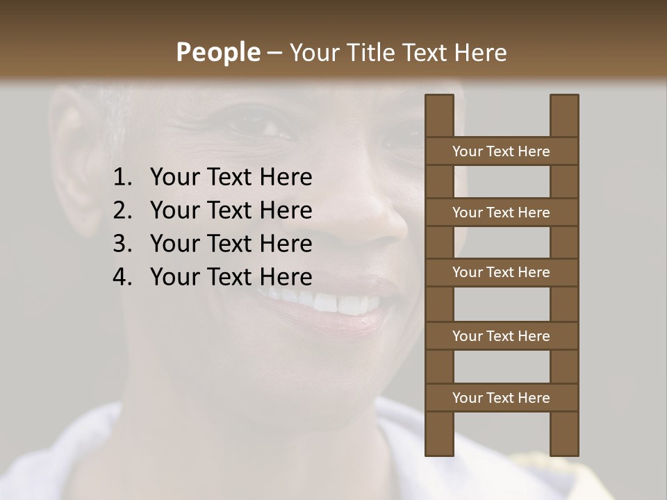 Sweatshirt Alone Mature PowerPoint Template