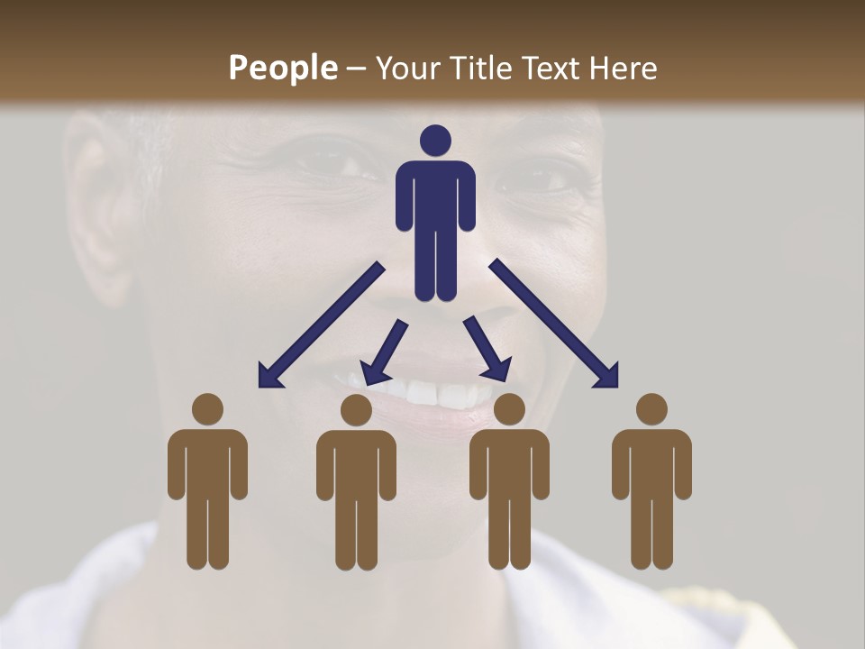 Sweatshirt Alone Mature PowerPoint Template