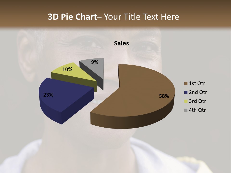 Sweatshirt Alone Mature PowerPoint Template