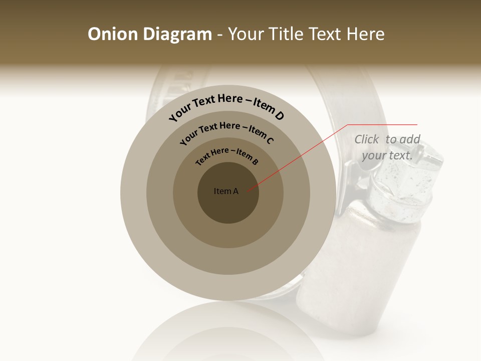 Isolate Tube Background PowerPoint Template
