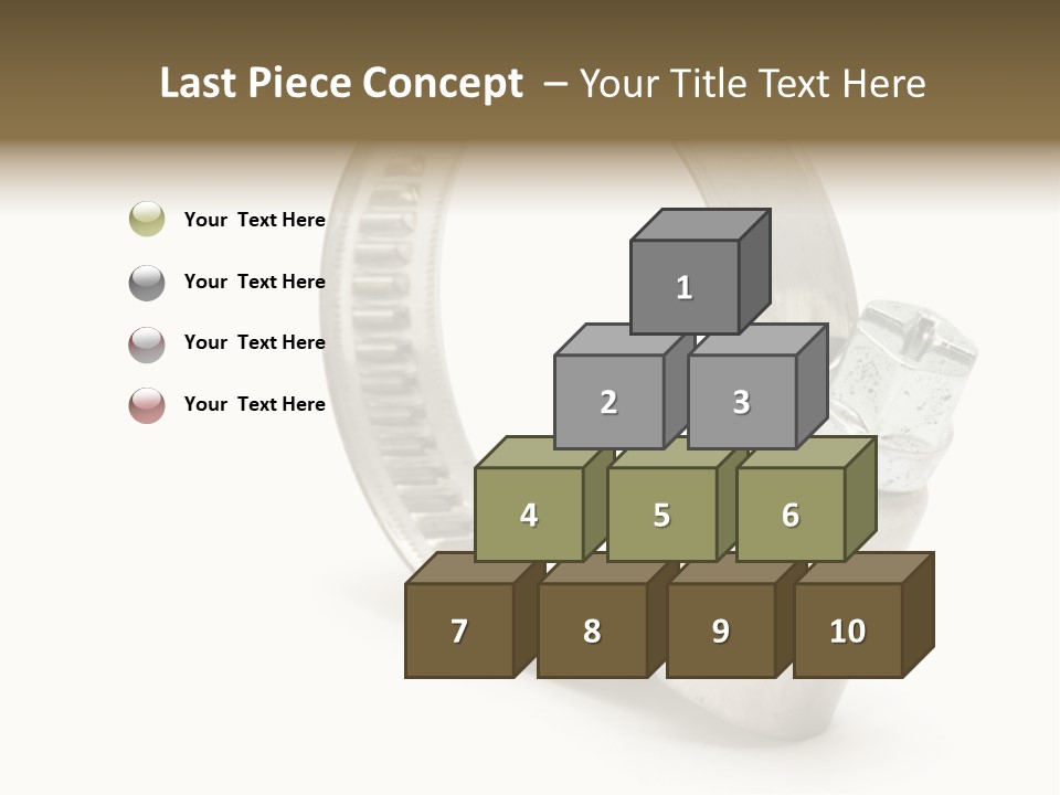 Isolate Tube Background PowerPoint Template