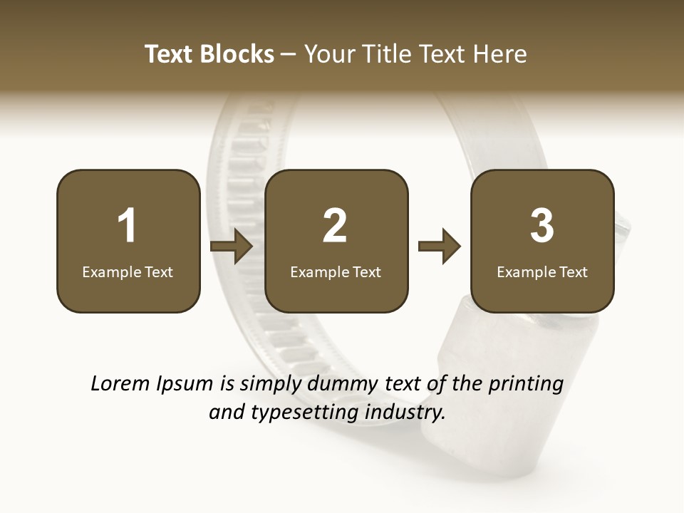 Isolate Tube Background PowerPoint Template