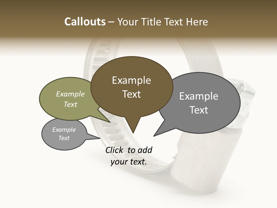 Isolate Tube Background PowerPoint Template