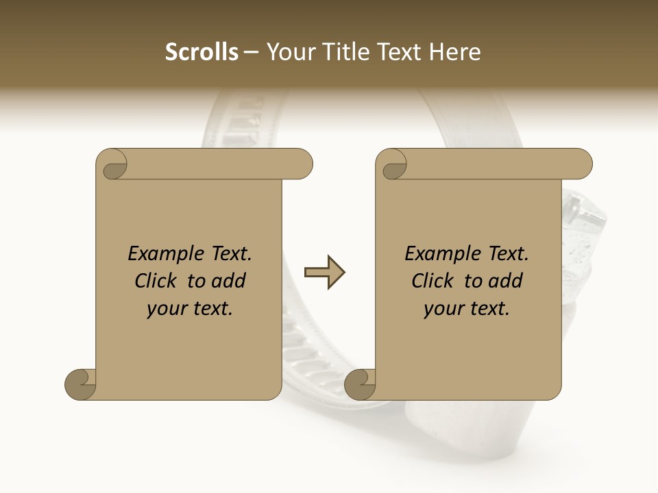 Isolate Tube Background PowerPoint Template