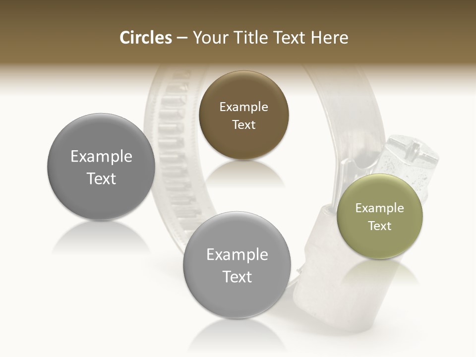 Isolate Tube Background PowerPoint Template