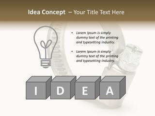 Isolate Tube Background PowerPoint Template