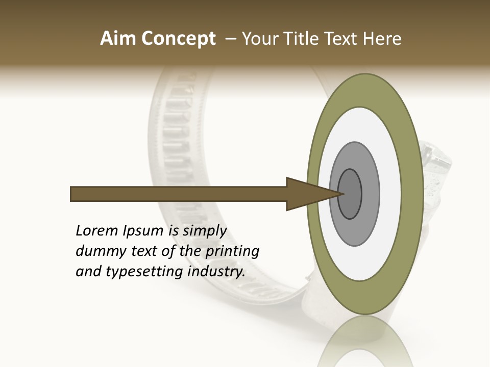 Isolate Tube Background PowerPoint Template