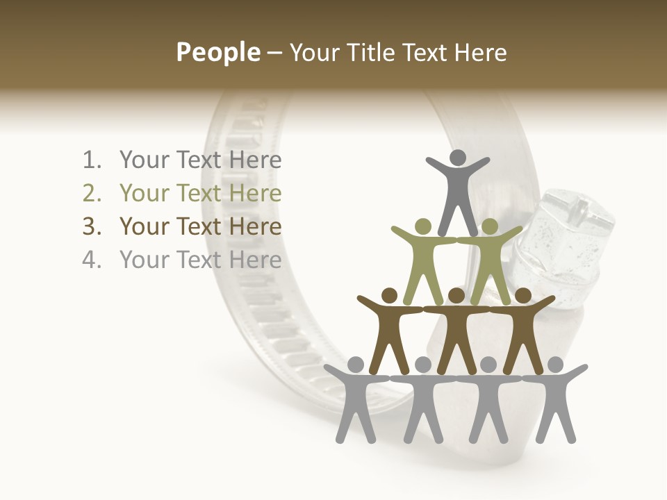 Isolate Tube Background PowerPoint Template