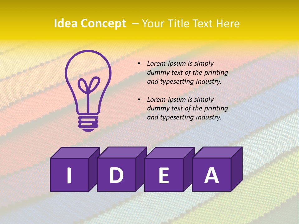 Image Quality Fashion PowerPoint Template