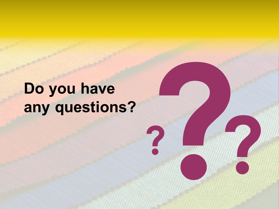 Image Quality Fashion PowerPoint Template