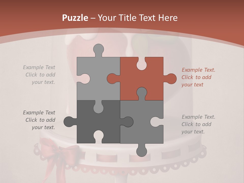 A Strawberry In A Glass Dome On A Checkered Table PowerPoint Template