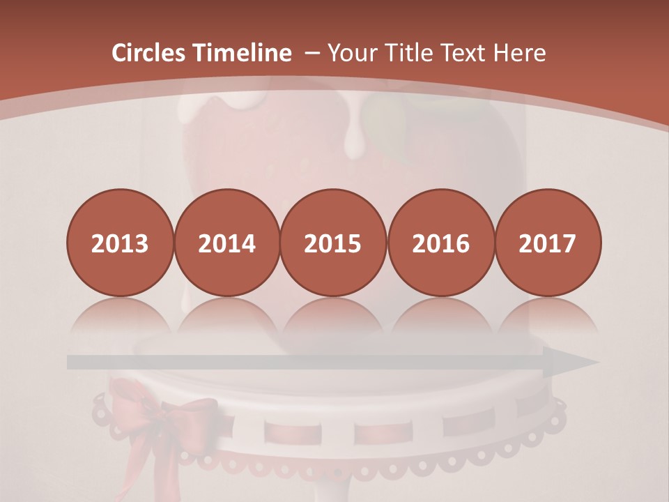 A Strawberry In A Glass Dome On A Checkered Table PowerPoint Template