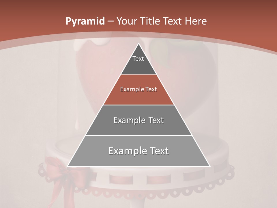 A Strawberry In A Glass Dome On A Checkered Table PowerPoint Template