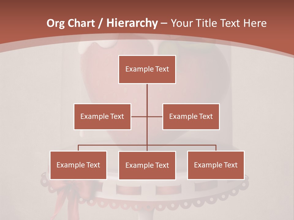 A Strawberry In A Glass Dome On A Checkered Table PowerPoint Template