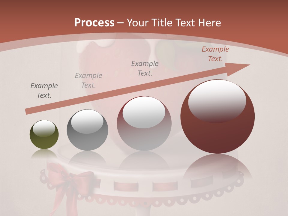 A Strawberry In A Glass Dome On A Checkered Table PowerPoint Template