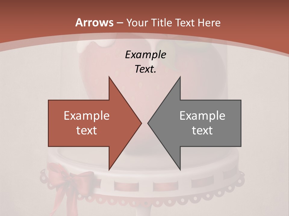 A Strawberry In A Glass Dome On A Checkered Table PowerPoint Template