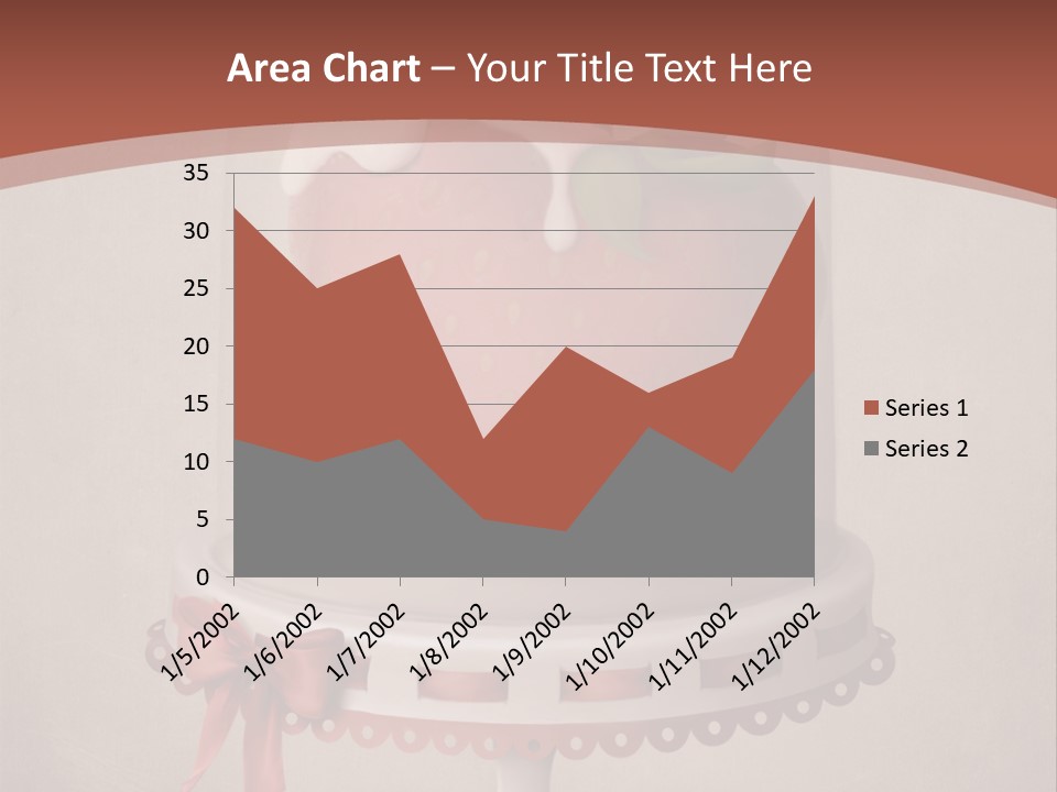 A Strawberry In A Glass Dome On A Checkered Table PowerPoint Template