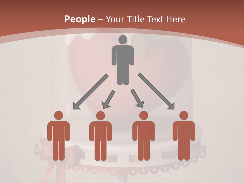 A Strawberry In A Glass Dome On A Checkered Table PowerPoint Template