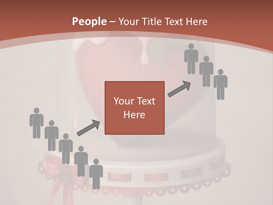 A Strawberry In A Glass Dome On A Checkered Table PowerPoint Template