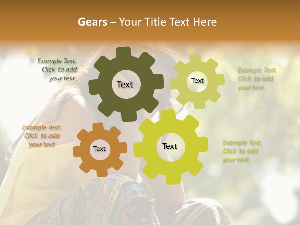 Machine Machinery Land PowerPoint Template