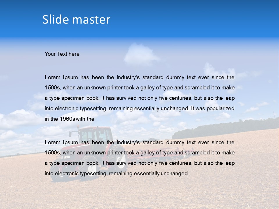 Machine Machinery Land PowerPoint Template