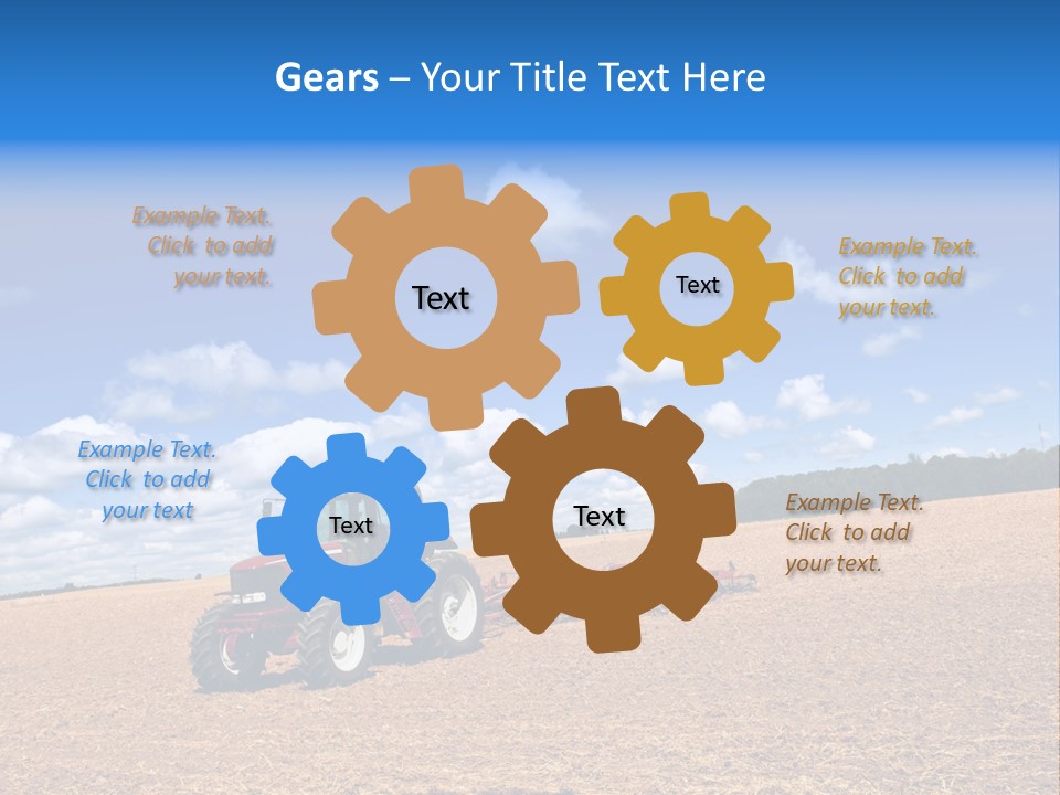 Machine Machinery Land PowerPoint Template