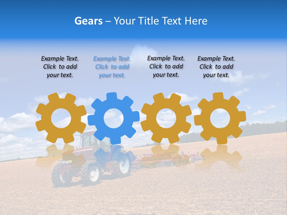 Machine Machinery Land PowerPoint Template
