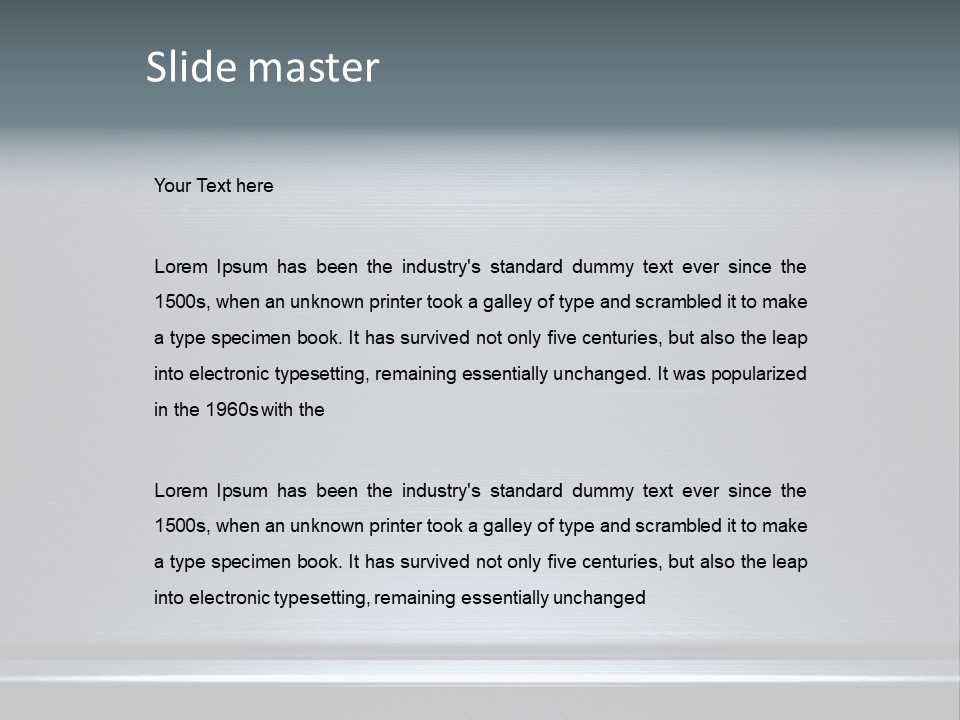 Style Lines Alloy PowerPoint Template