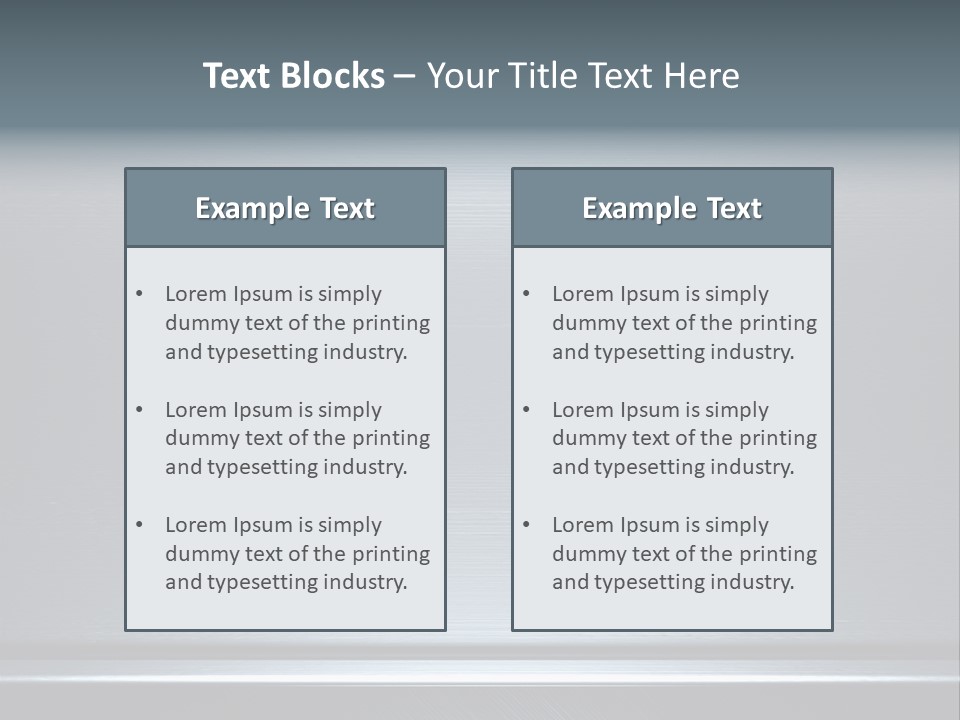 Style Lines Alloy PowerPoint Template