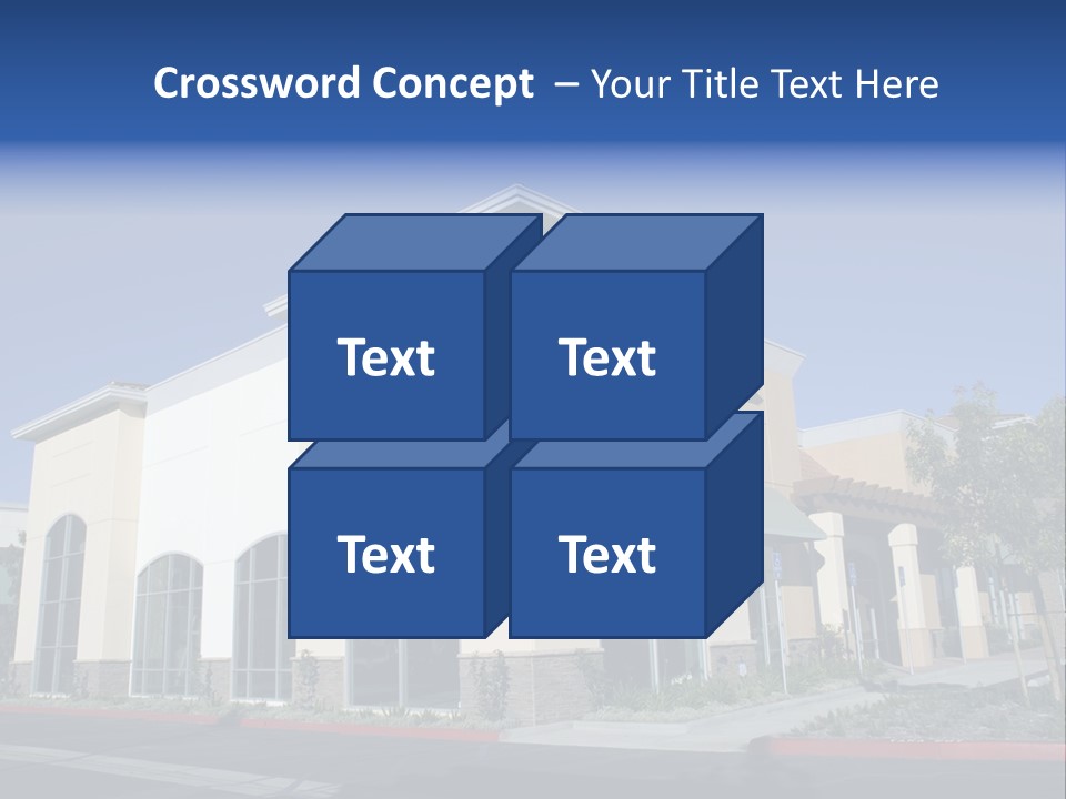 Market Realestate Mall PowerPoint Template