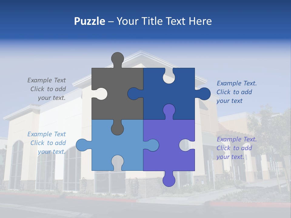 Market Realestate Mall PowerPoint Template