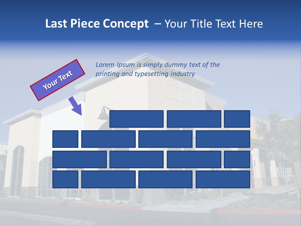 Market Realestate Mall PowerPoint Template